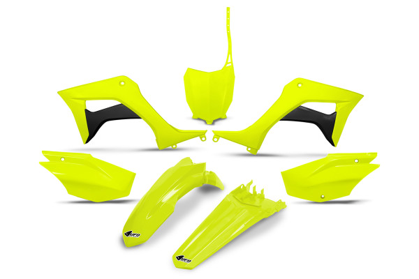 Plastic Kit neon yellow for Honda CRF 125 (2020-27)